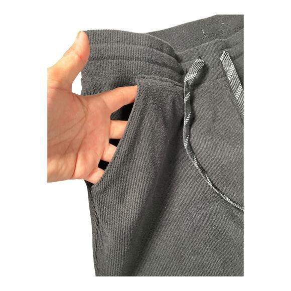 Marc New York Andrew Mark Size Large Ribbed Jogger W/Pockets Sweat Pants Black - Picture 4 of 5